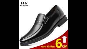 GIÀY TÂY NAM TĂNG CHIỀU CAO HK.STORE hàng cao cấp - da bò xịn - kiểu dáng lịch sự hợp người trung tuổi