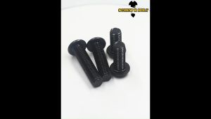 น็อต สกรู หัวจมกลม 6 เหลี่ยม เหล็กแข็ง 10.9 เกลียวมิล หยาบ M4 M5 M6 / Button Head Hex Socket Machine Screw Grade 10.9