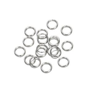 100pcs Black Stainless Steel Rings Open Jump Rings Connector DIY Necklace Bracelet Making Jewelry Findings Wholesale