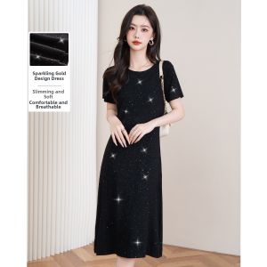 BALENO | Summer Elegant Petite Black Dress