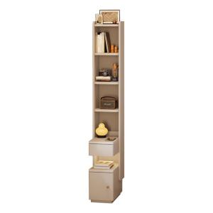 YANGYING | Italian Style Bookshelf Integrated High Bedside Nightstand