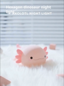 Cute Night Light Silicone Nursery Sleeping Lamp Touch Control Nightlights USB Rechargeable Table Lamp for Baby Child
