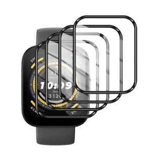 For Amazfit Bip 5 Full Curved Screen Protector for Bip5 Smart Watch HD Clear Anti-scratch Soft Protective Cover Film Not Glass