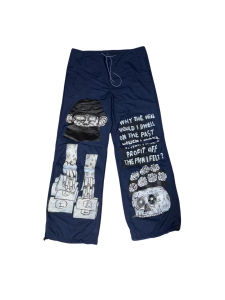 Carol * Hand-Painted Custom Universe Invincible Comfortable Loose Not Stuck Crotch Breathable Slimming Dancing/Daily Drawstring Pants