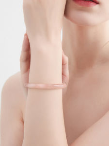 Young Style Jade Bracelet Chinese National Fashion Birthdays Gift for Girls Friends Natural Crystal Semi-Precious Stones