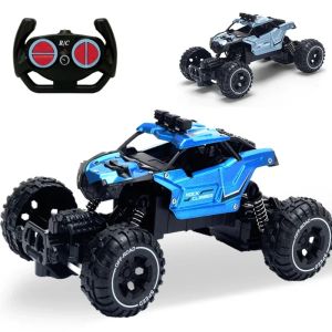 2.4G Alloy Electric Remote Control High Speed Off Road Racing Car Truck Mini Vehicle Toy for Boys Children Birthday Gift