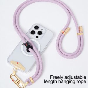 สายห้อยสำหรับแขวนสำหรับคลิปหนีบสายคอกระเป๋าสะพายไหล่พาดลำตัวเคสทั่วไปป้องกันการสูญหายสำหรับกลางแจ้งแบบปรับสายชาร์จมือถือได้