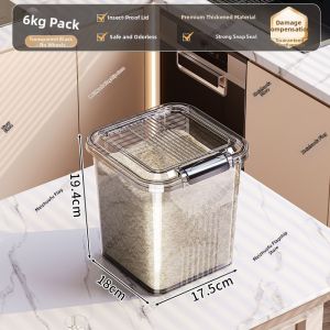 MEIZHUFU | Pest-Proof Moisture-Resistant Sealable Storage Canister Food Grade