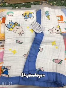Khăn tắm cho bé sơ sinh Chất vải Xô Muslin siêu thấm hút nước mềm mại kháng khuẩn an toàn dùng cho bé
