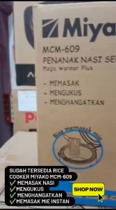 Rice Cooker Miyako MCM-609 + Free Hadiah