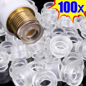60/100Pcs Universal Faucet Leak-Proof Sealing Gasket Silicone Rubber Belt Triangle Valve Rubber Pipe Gasket Ring Plug Buckle Kitchen Bathroom Faucet Accessories