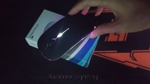 Mouse Wireless Rechargeable Led RGB 2.4G+ Bluetooth Mouse 2 In1 Dual Mode Bluetooth & Wireless RGB Rechargeable Silent Click With Receiver USB