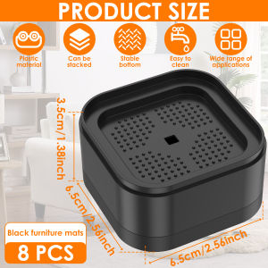 8/16Pcs Furniture Risers Heavy Duty Sofa Riser Nonslip Bottom Adjustable Table Risers Stackable Bed Lifter Furniture Accessories