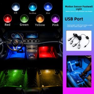 FLAME LIGHT | Automatic Sensing Multicolor Breathing LED Footwell Light