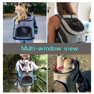 Four-color large-size space cat bag cat travel bag. Small dog outing backpack pet supplies
