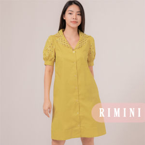 RIMINI - Dress Remaja Formal Berkerah Lengan pendek Busui S-XL - Maddy Dress - 85768