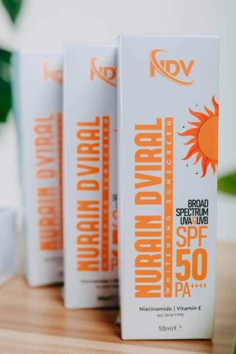 sunscreen nurain dviral