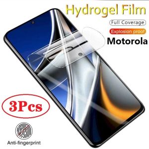 3Pcs Hydrogel Film For Motorola Moto G55 5G Film For Moto G75 G35 G15 G05 5G Screen Protector  Screen Protector