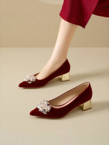Josiny | Peep Toe Easy-on Summer Wedding Evening High Heels