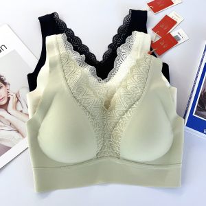 Gufei Seamless Sports Bra Female Summer Small Breast Push up No Wire Accessory Breast Push up Push-up Vest Bra