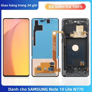 Màn Hình LCD AMOLED 6.7 Inch Cảm Ứng Thay Thế Cho Samsung Note 10 Lite Kèm Khung N770 N770F Màn Hình Điện Dung