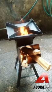 DP Heavy-Duty Modern Racket Stove De Kahoy Extremely economical with wood— even with just three sticks the fire is extremely strong - dropshop.ph