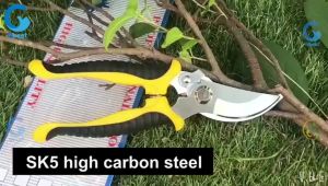 Garden Pruning Shears Stainless Steel Blades Handheld Scissors Heavy Duty Garden Care Tools