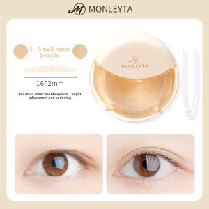 MONLEYTA | Natural Looking Double Eyelid Tape Invisible No Trace For Swollen Eyes Mens Special Invisible Lace Olive Shape Beauty Tool