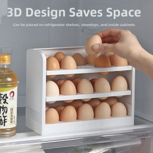 Creative Flip Egg Tray Multi-layer Egg Storage