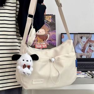 JIFANPAUL | Túi Đeo Chéo Vải Canvas Dung Lượng Lớn Đa Năng