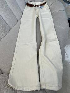 กางเกงยีนส์ทรงตรงเอวสูง ทรงหลวม ทรงยาว ทรงสลิมฟิต กางเกงขายาวทรงหลวมสำหรับผู้หญิง ฤดูใบไม้ผลิและฤดูใบไม้ร่วง