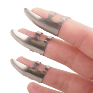 3pc/set Stainless Steel Guitar Finger Picks Adjustable Thumb Picks Bass Banjo String Ergonomic Anti Rust