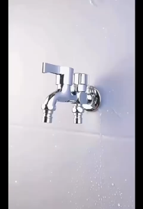 304 Kran Cabang Kontrol Ganda Kran Shower Mesin Cuci SUS 304 Keran Shower Faucet Kran Tembok Kamar Mandi