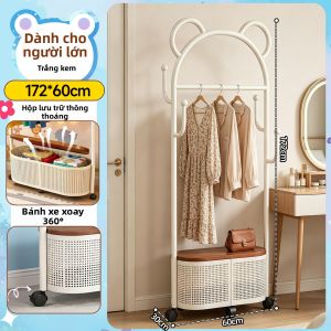 HUIXIONGKANLAN | Giá Treo Áo Dạng Gấu Đáng Yêu Cho Quần Áo Đã Sử Dụng Nhẹ