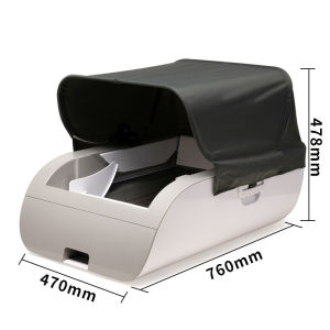 Upgraded Cat Litter Box Smart Automatic Cat Toilet Semi-Enclosed Self Cleaning with Built in Odor Eliminator Cat Litter Tray Pet Litter Box