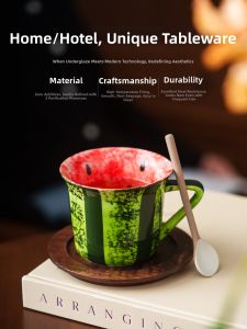 YOGEHOME | Handpainted Watermelon Coffee Cup