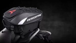 MOTOCENTRIC | Motorcycle Rider Backpack High Capacity 37L Helmet Bags Motorcycle Rear Back Seat Bag Casual with Men/Rider Drop Leg Side Bag