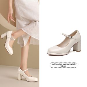DUSTO | Elevating Chunky Heel Mary Jane Shoes