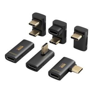 Hagibis | Right Angle Type-C Adapter U-Type USB4.0 Data Cable Male to Female Extension