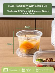 MEIDI | Disposable Microwave-safe Food-grade Plastic Meal Box