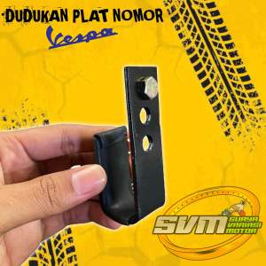 Breket Dudukan Magnet Plat Nomor VESPA Sprint GTS LXV Primavera Classic Breket Nopol VESPA Matic