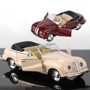 Diecast Vintage Car Classic Alloy Miniatur Diecast Mainan Miniatur Mobil Jadul Klasik