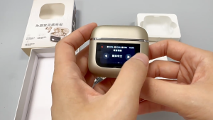 Wireless Bluetooth Earphone With LCD Full Color  Screen Bluetooth Wireless Earbuds ANC Noise Cancelling Gaming Headphone