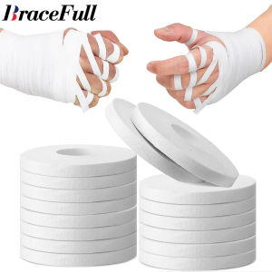 1/2 Rolls White Finger Tape Athletic Tape Feet Sports Tape for Rock Climbing BJJ Jiu Jitsu Grappling MMA Hockey Stick