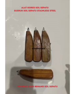 Alat Gores Sol Sepatu Susruk Sol Sepatu Stainless Steel Pembuat Alur Benang Sol Sepatu