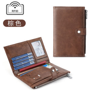 Ví Du Lịch Cao Cấp Bằng Da Thật Ví Đựng Hộ Chiếu Giản Dị Retro Oil Wax Dành Cho Nam Và Nữ Ví Đựng Vé Máy Bay