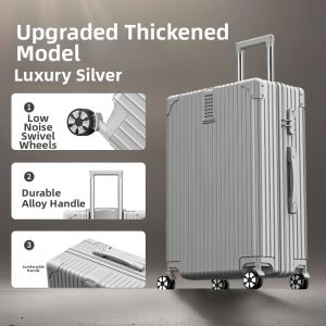 JR&BL | Durable Large Capacity Aluminum Frame Travel Luggage 20 Inch