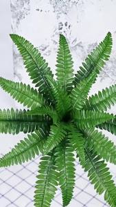28/58/88 Leaves Artificial Boston Fern Large Hanging Plants Fake Palm Leafs Faux Persian Vines Silk Wall Plants For Home Decor
