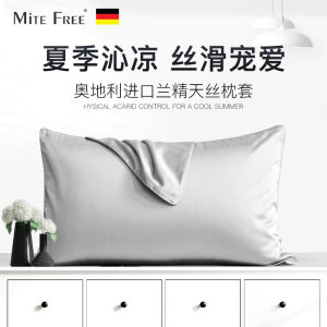 Mite-Free Silk Pillowcase Pair Anti-Saliva Anti-Head Oil Single Person Prevents Yellowing And Mold Growth Pillow Core