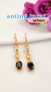 Cute Jewelry Anting Dewasa Jurai Love Permata Perhiasan Xuping Lapis Emas AT 008